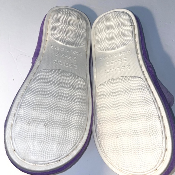 NWOT Halloween Slippers Soft Plush Cozy Open Toe Women Indoor/Outdoor Size 38-39 - Picture 7 of 8